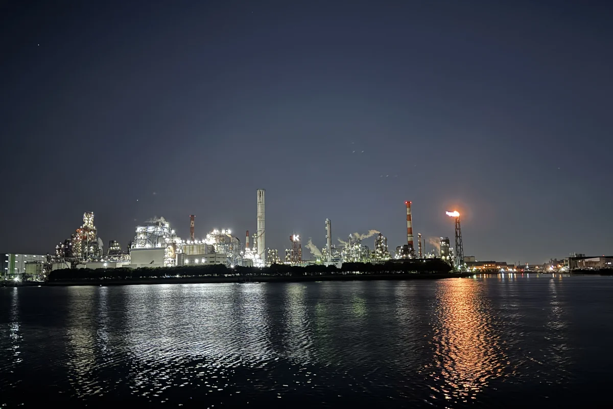 川崎工場街パノラマ夜景